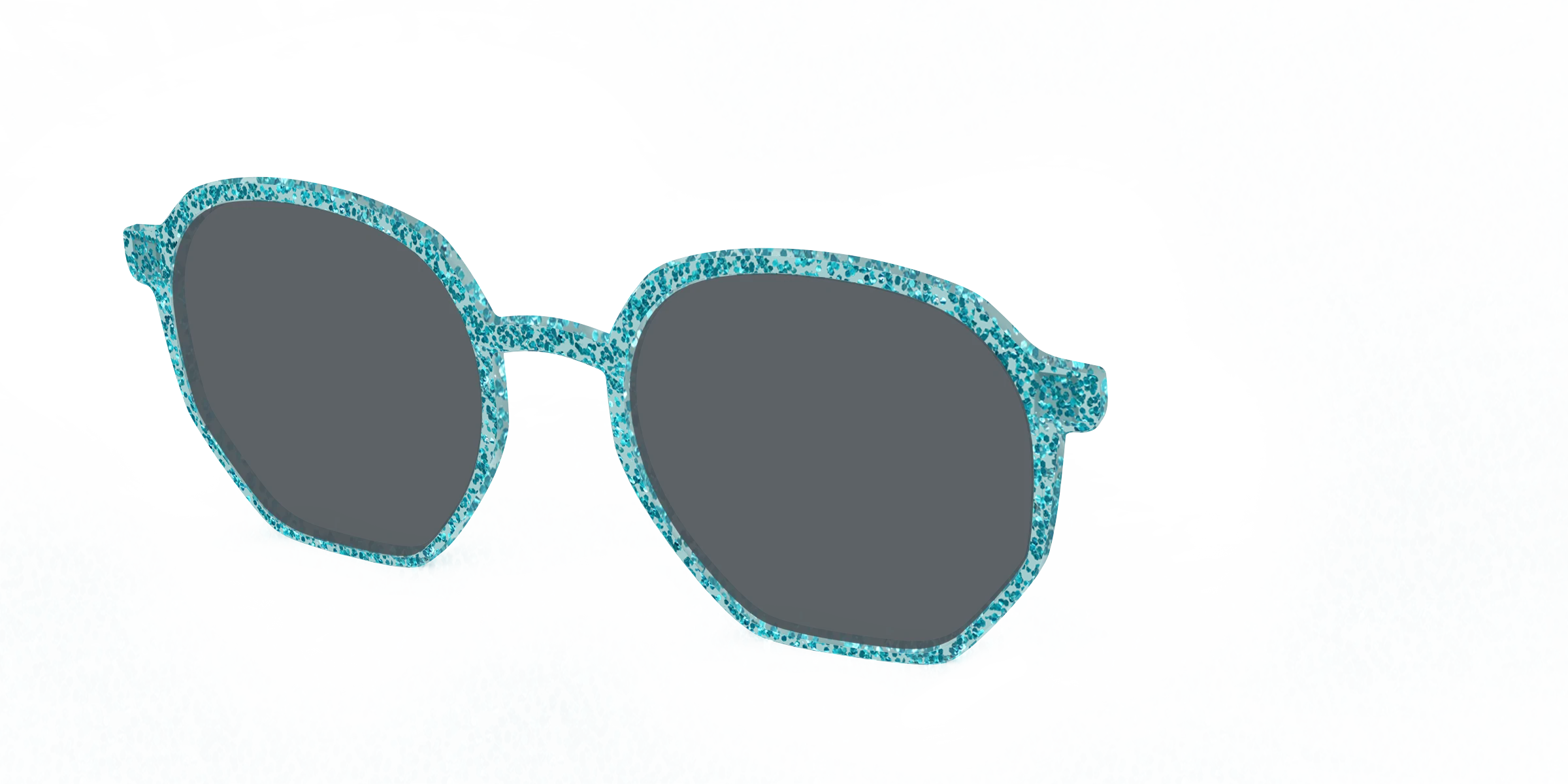 The Polarized Aquamarine Sparkle Sun Top - Image 42
