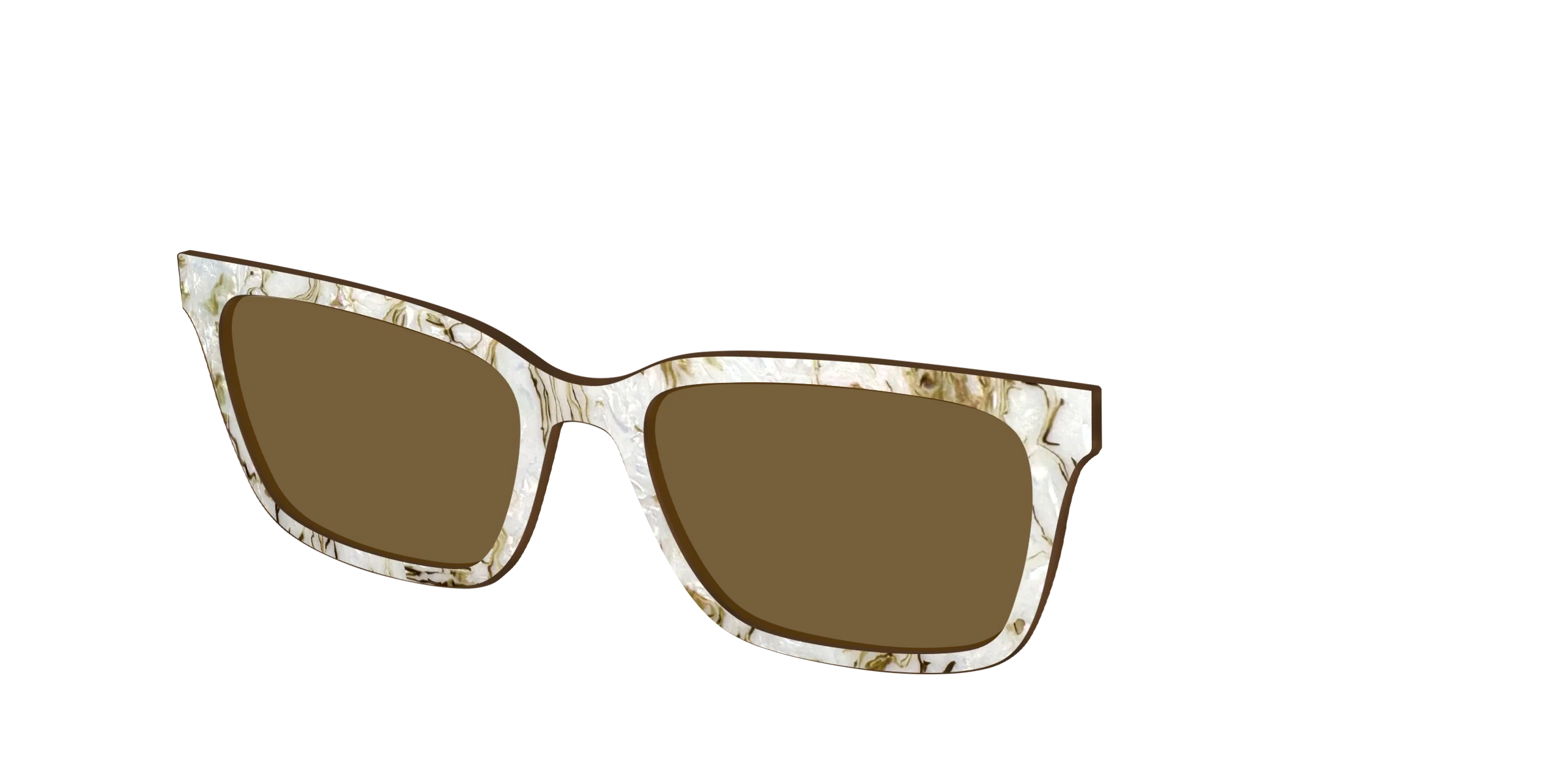 The Polarized Ivory Sand Pearl Shell Sun Top - Image 10