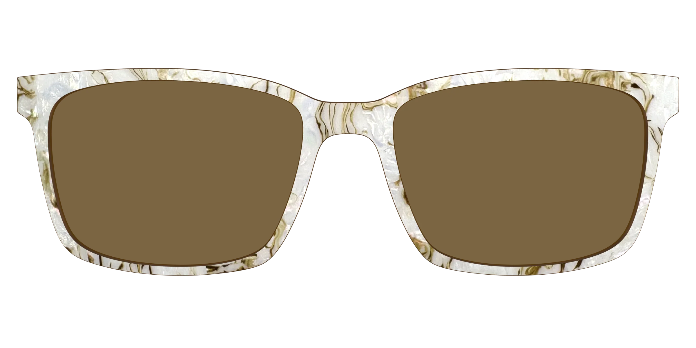 The Polarized Ivory Sand Pearl Shell Sun Top - Image 11
