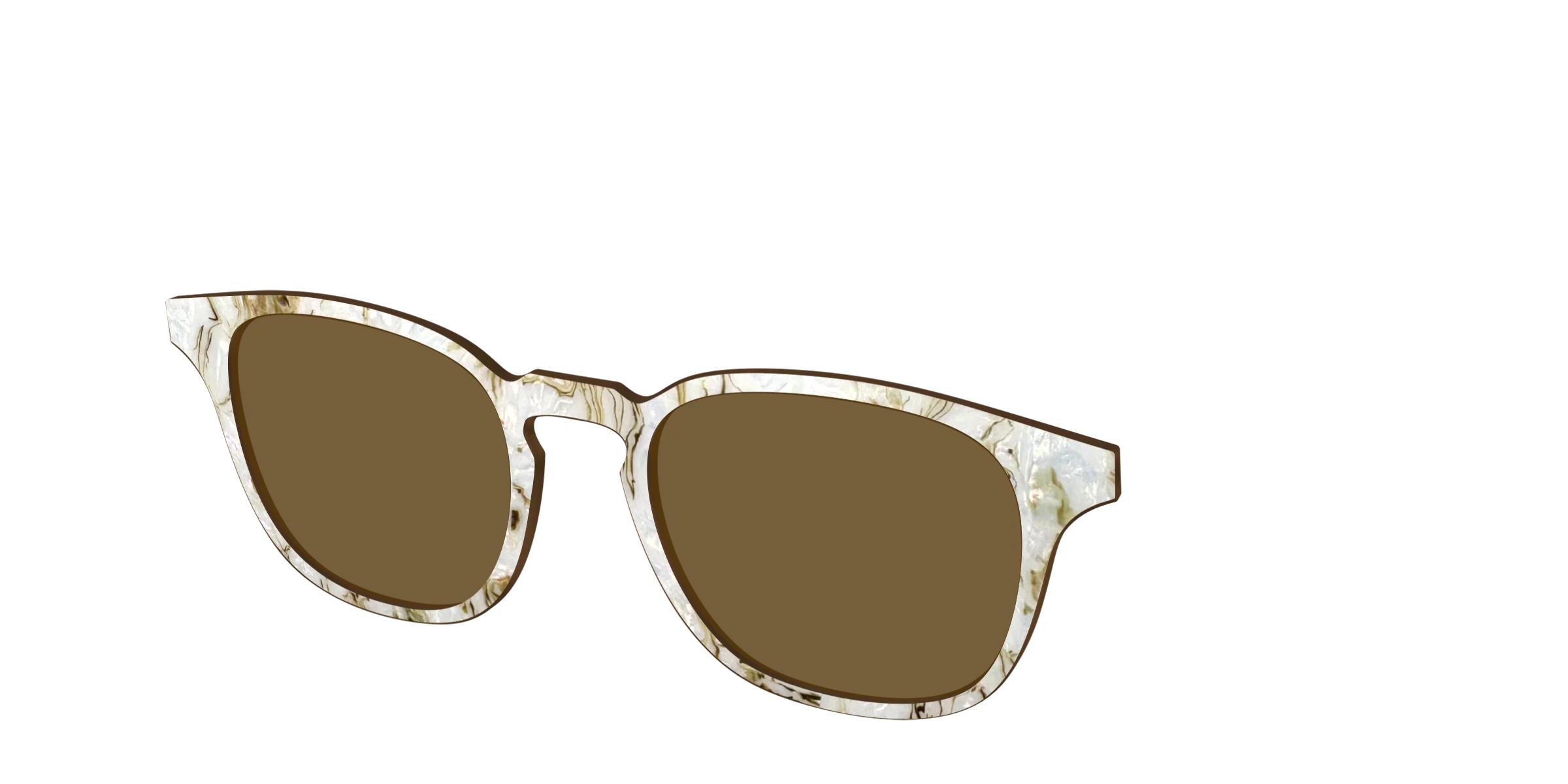 The Polarized Ivory Sand Pearl Shell Sun Top - Image 18