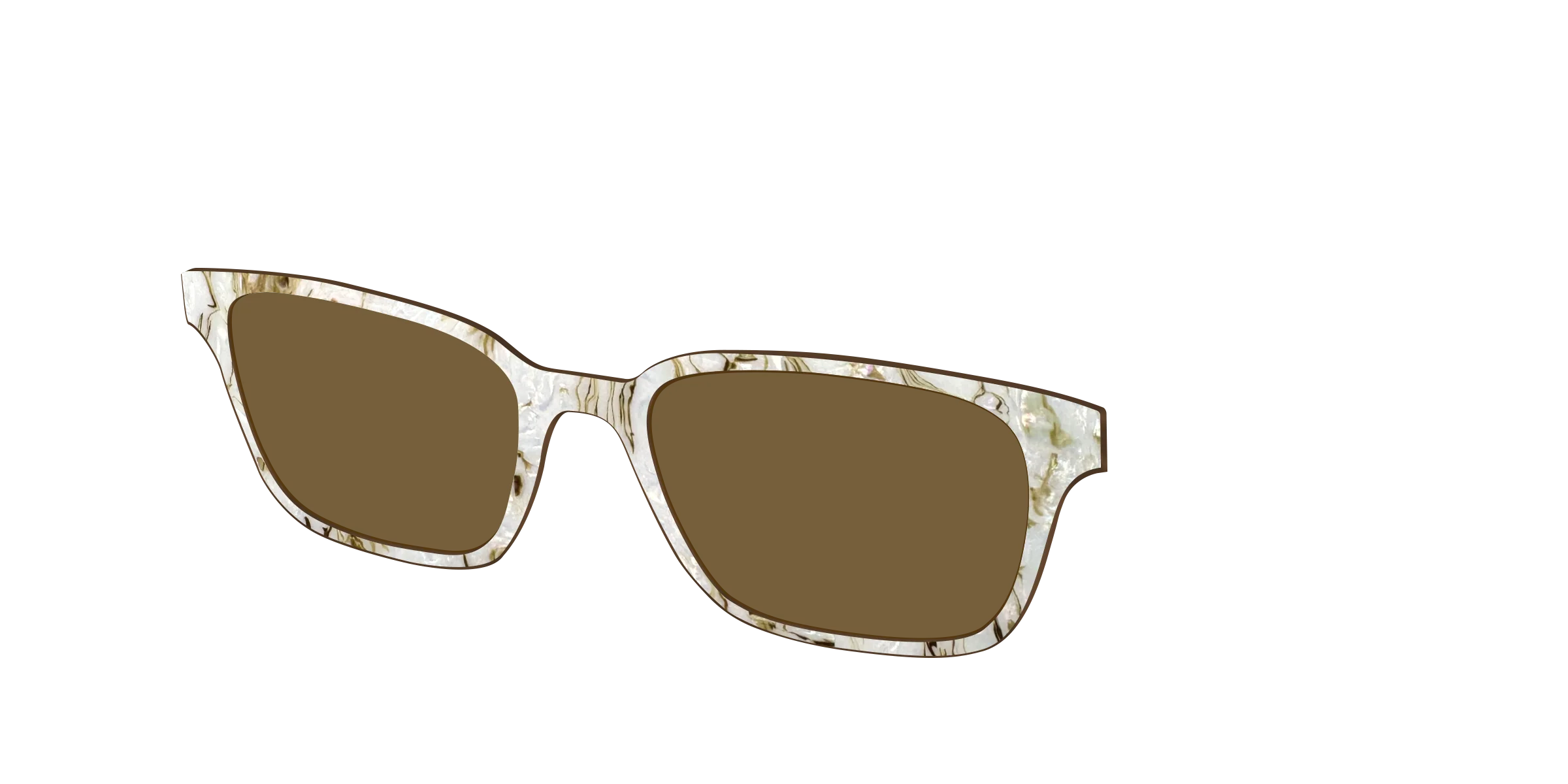 The Polarized Ivory Sand Pearl Shell Sun Top - Image 22