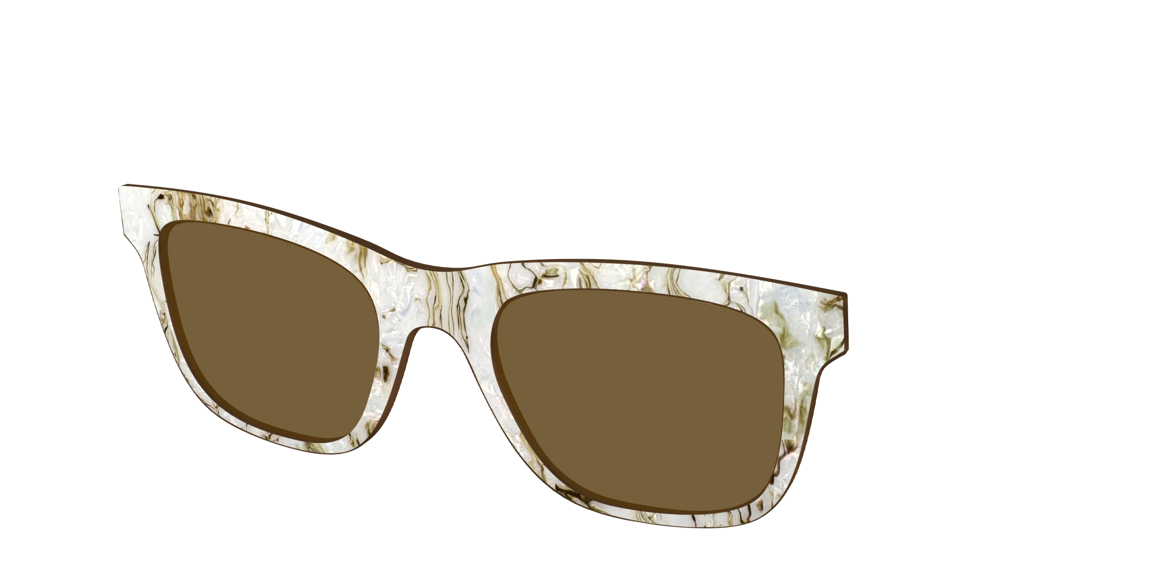 The Polarized Ivory Sand Pearl Shell Sun Top - Image 28