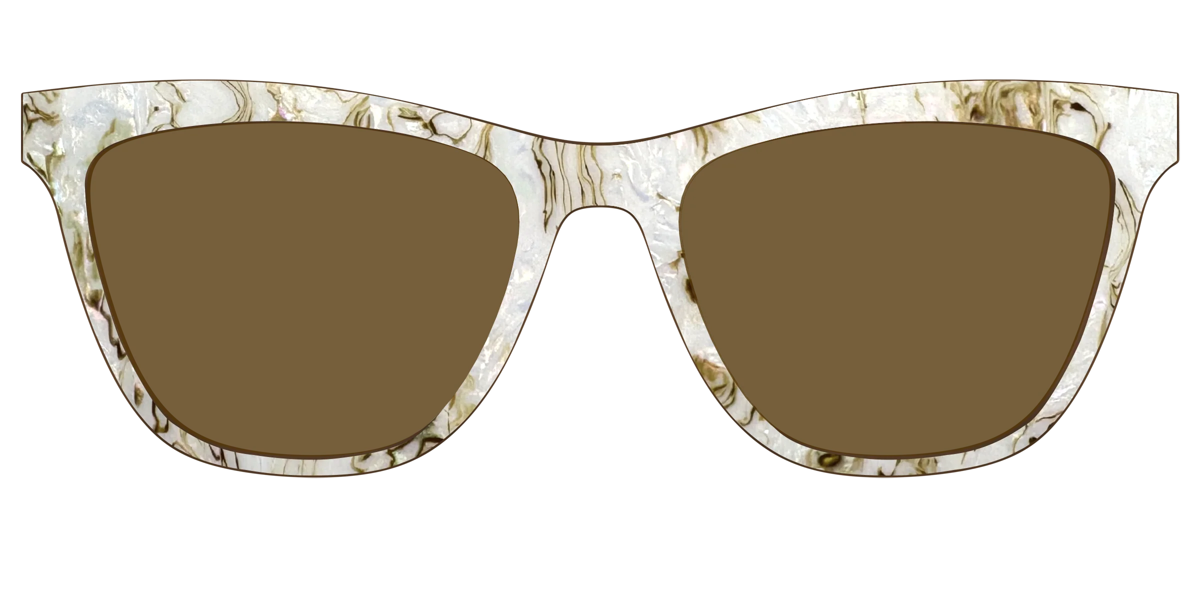 The Polarized Ivory Sand Pearl Shell Sun Top - Image 29
