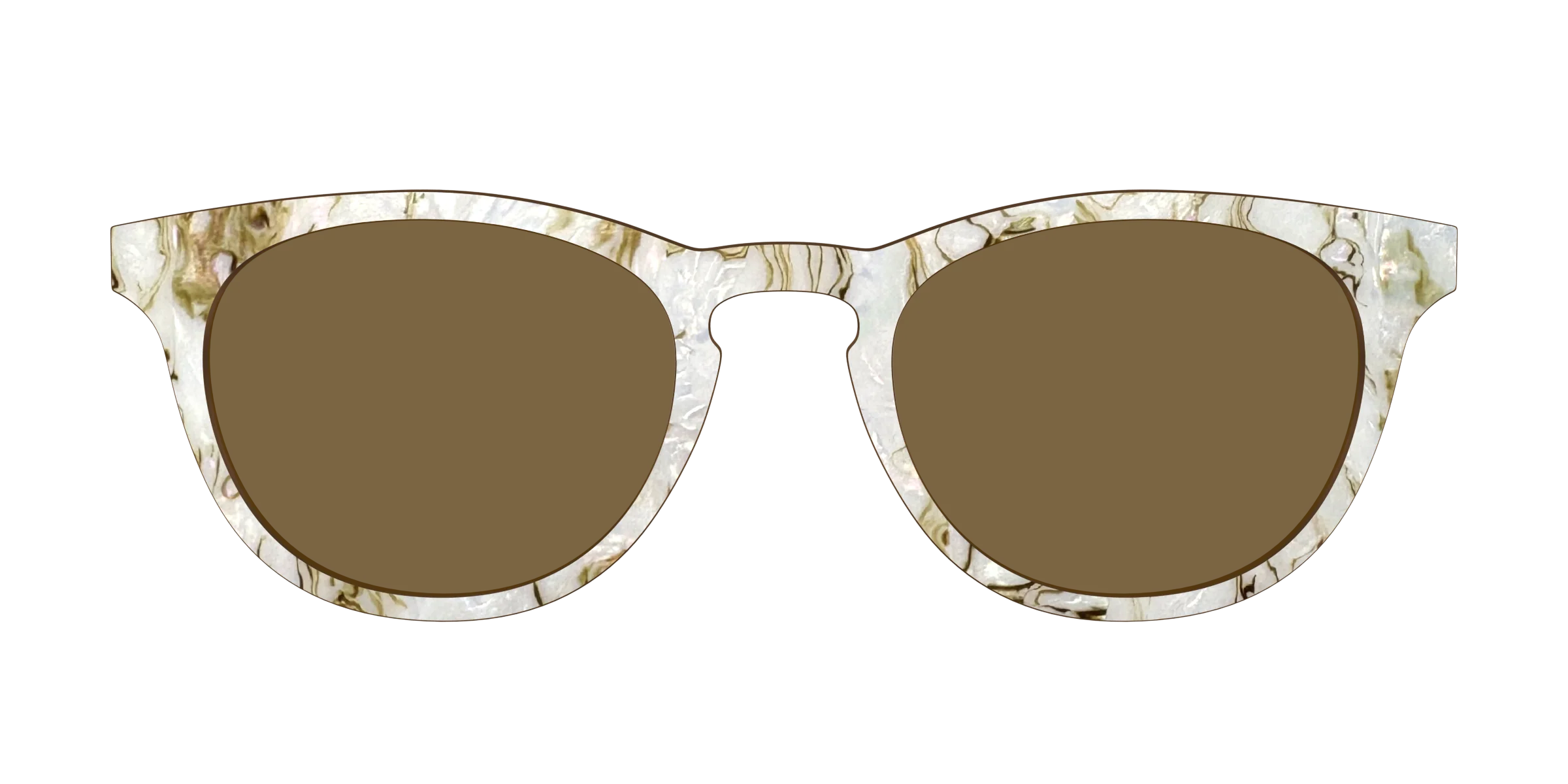 The Polarized Ivory Sand Pearl Shell Sun Top - Image 3