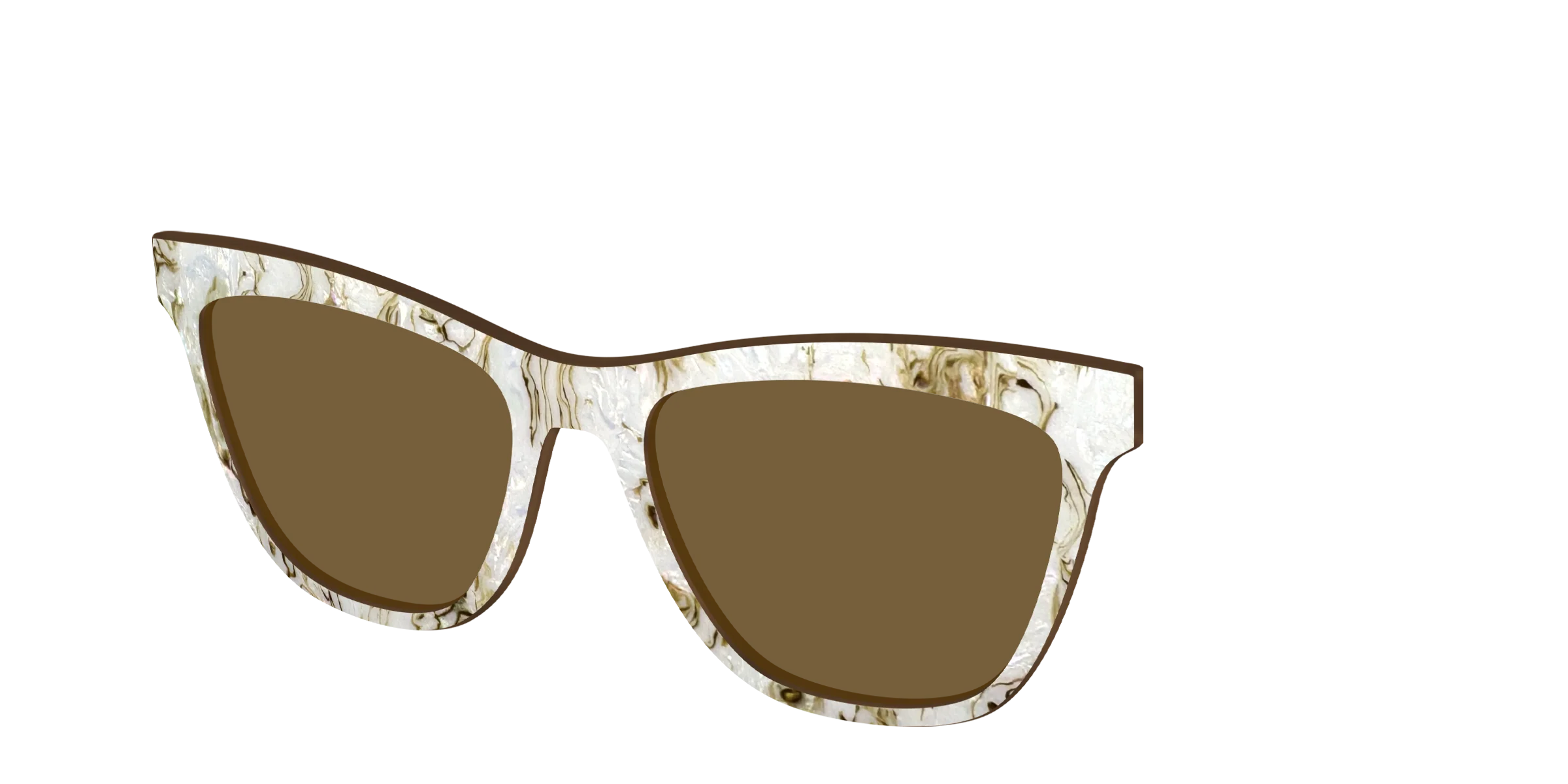 The Polarized Ivory Sand Pearl Shell Sun Top - Image 30