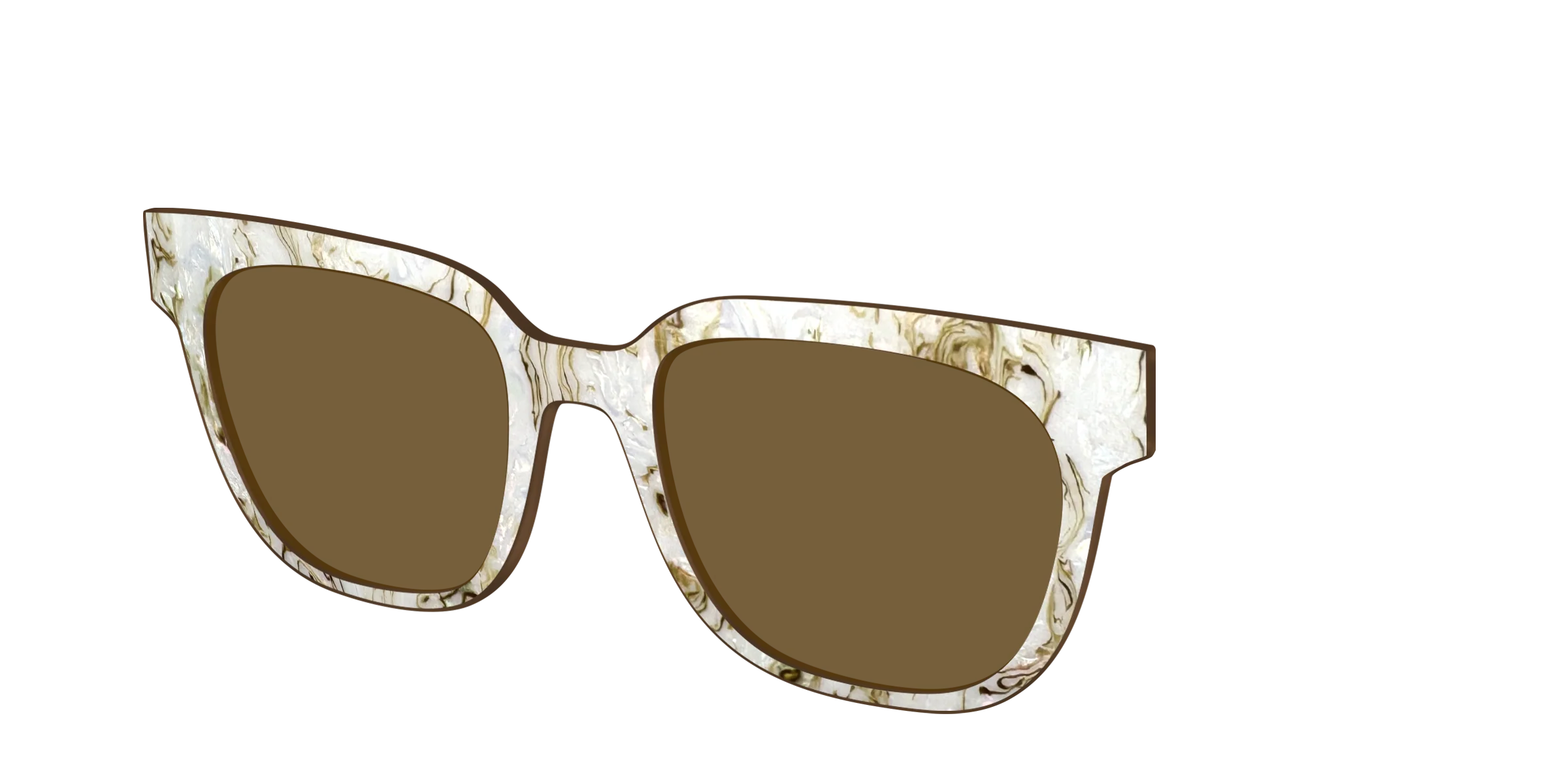 The Polarized Ivory Sand Pearl Shell Sun Top - Image 32
