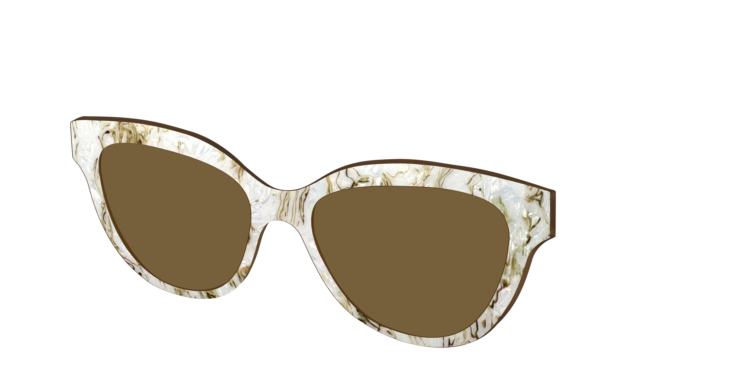 The Polarized Ivory Sand Pearl Shell Sun Top - Image 34
