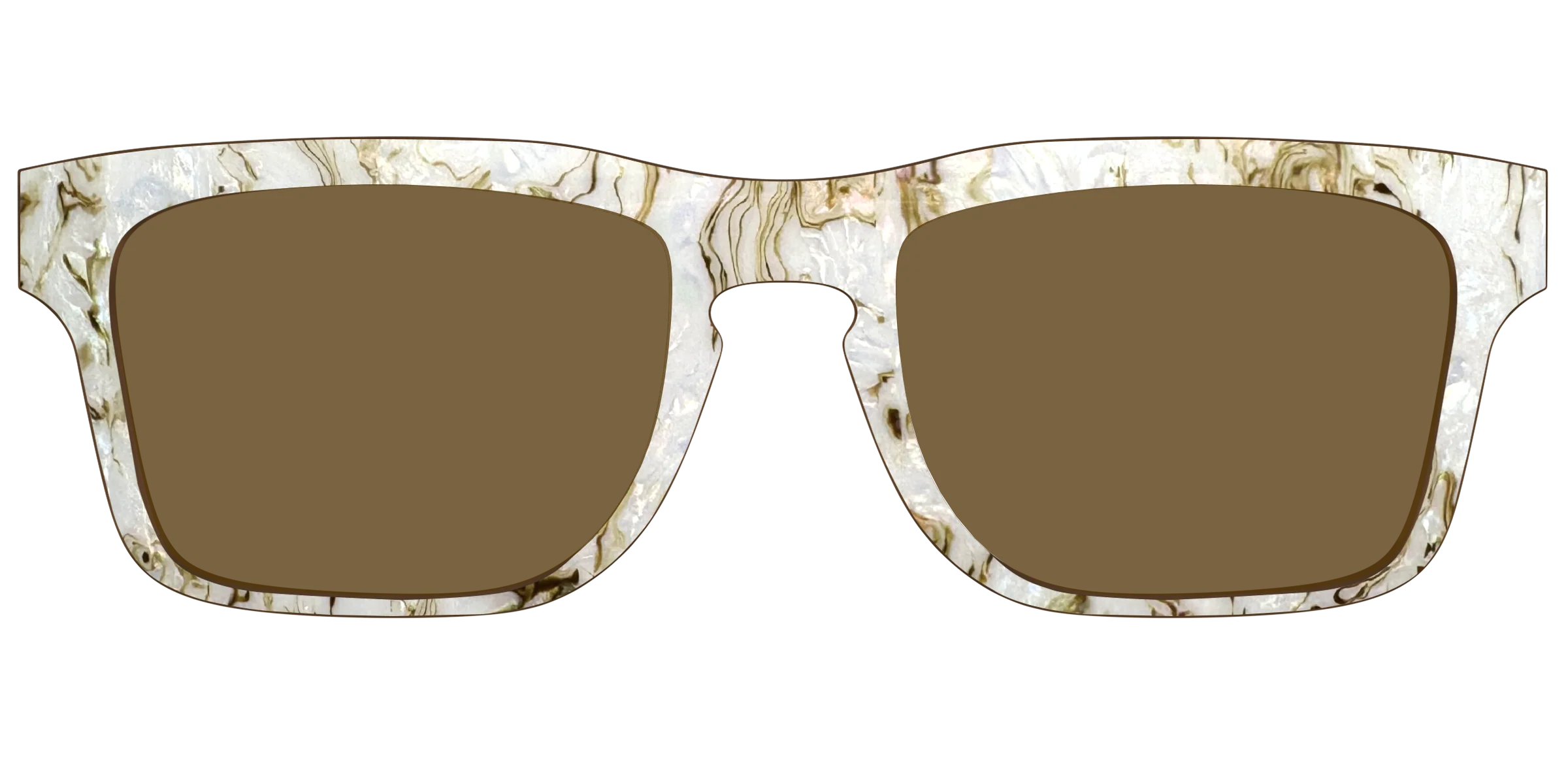 The Polarized Ivory Sand Pearl Shell Sun Top - Image 35