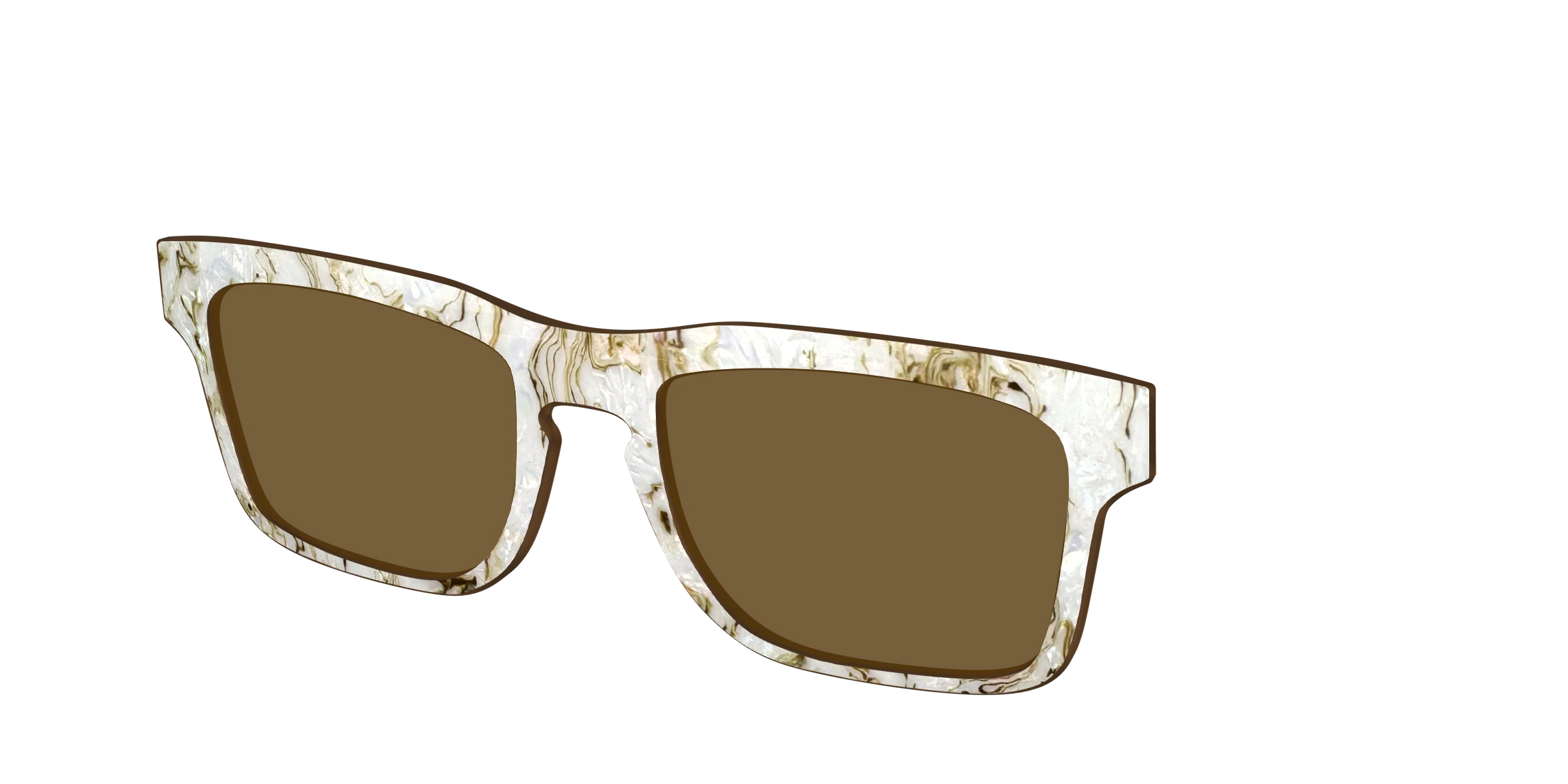 The Polarized Ivory Sand Pearl Shell Sun Top - Image 36