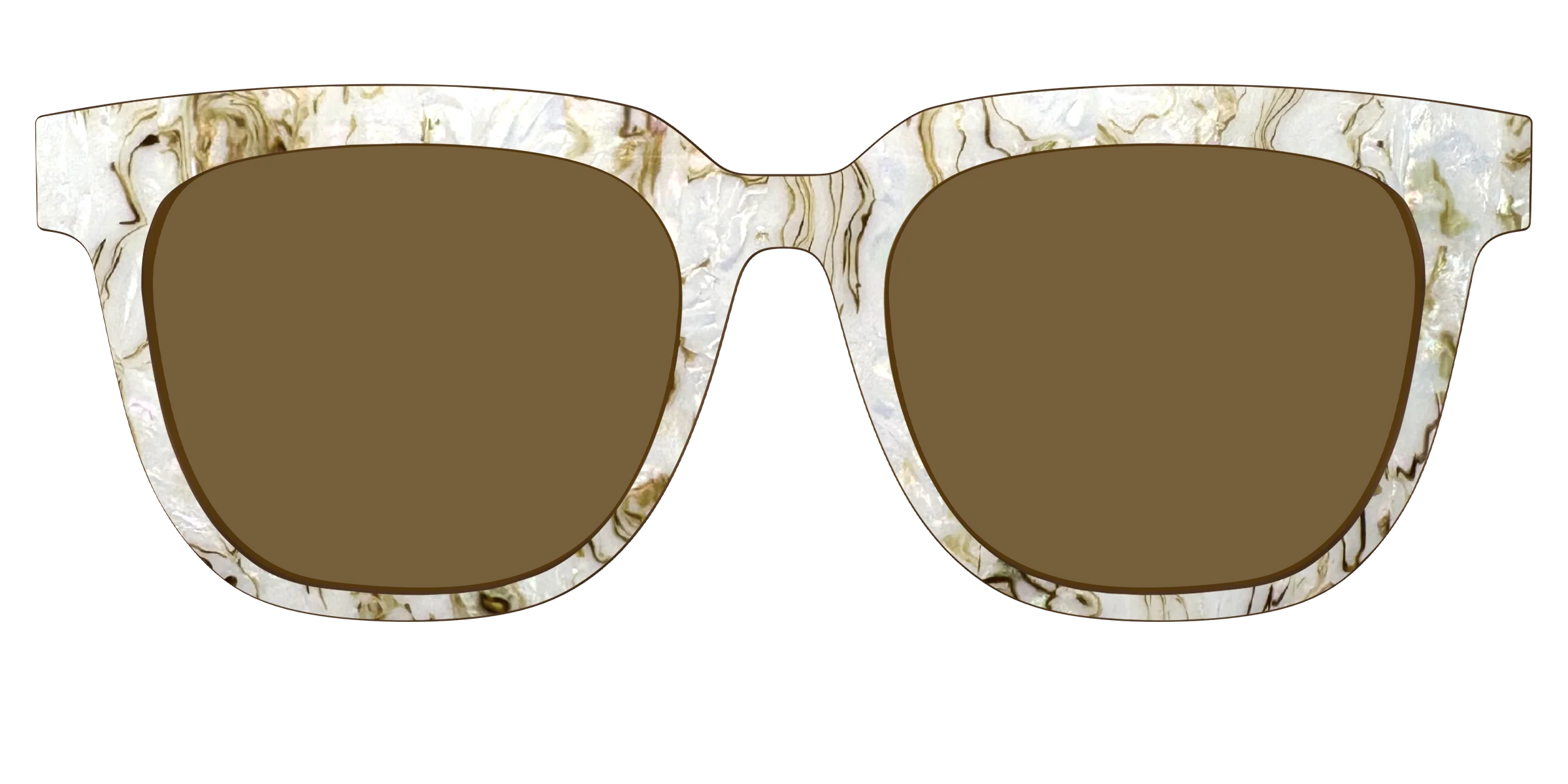 The Polarized Ivory Sand Pearl Shell Sun Top - Image 37