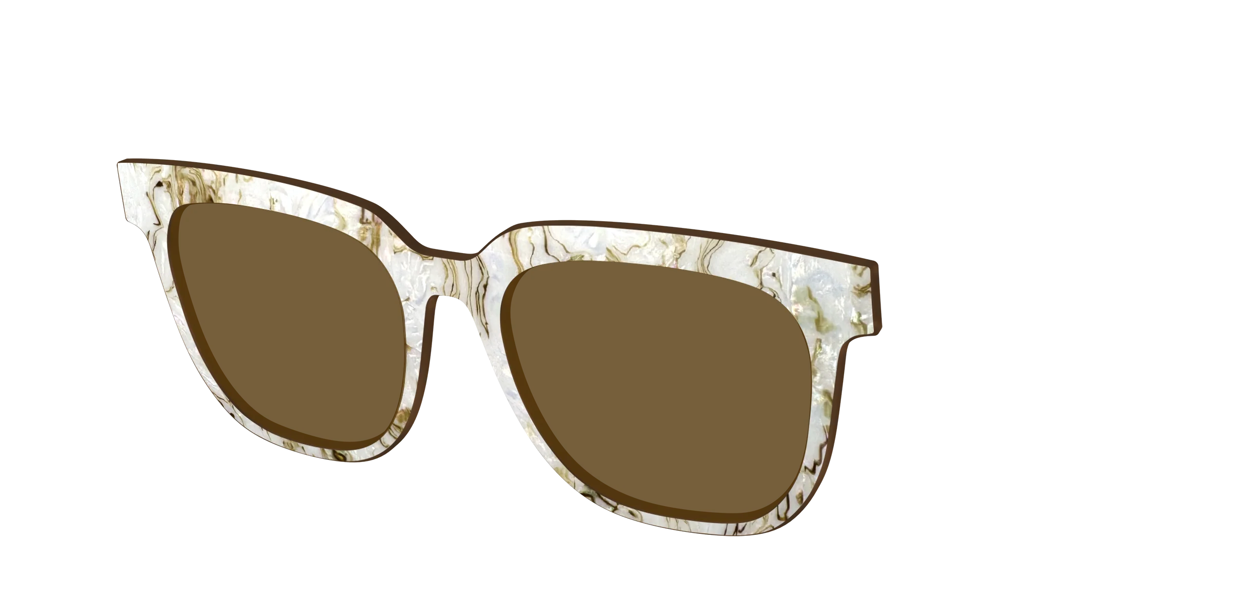 The Polarized Ivory Sand Pearl Shell Sun Top - Image 38