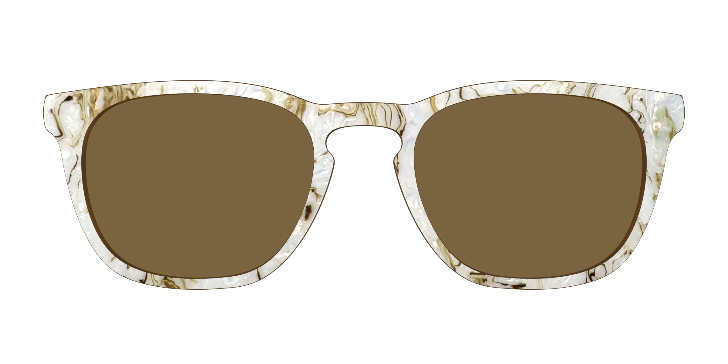 The Polarized Ivory Sand Pearl Shell Sun Top - Image 7