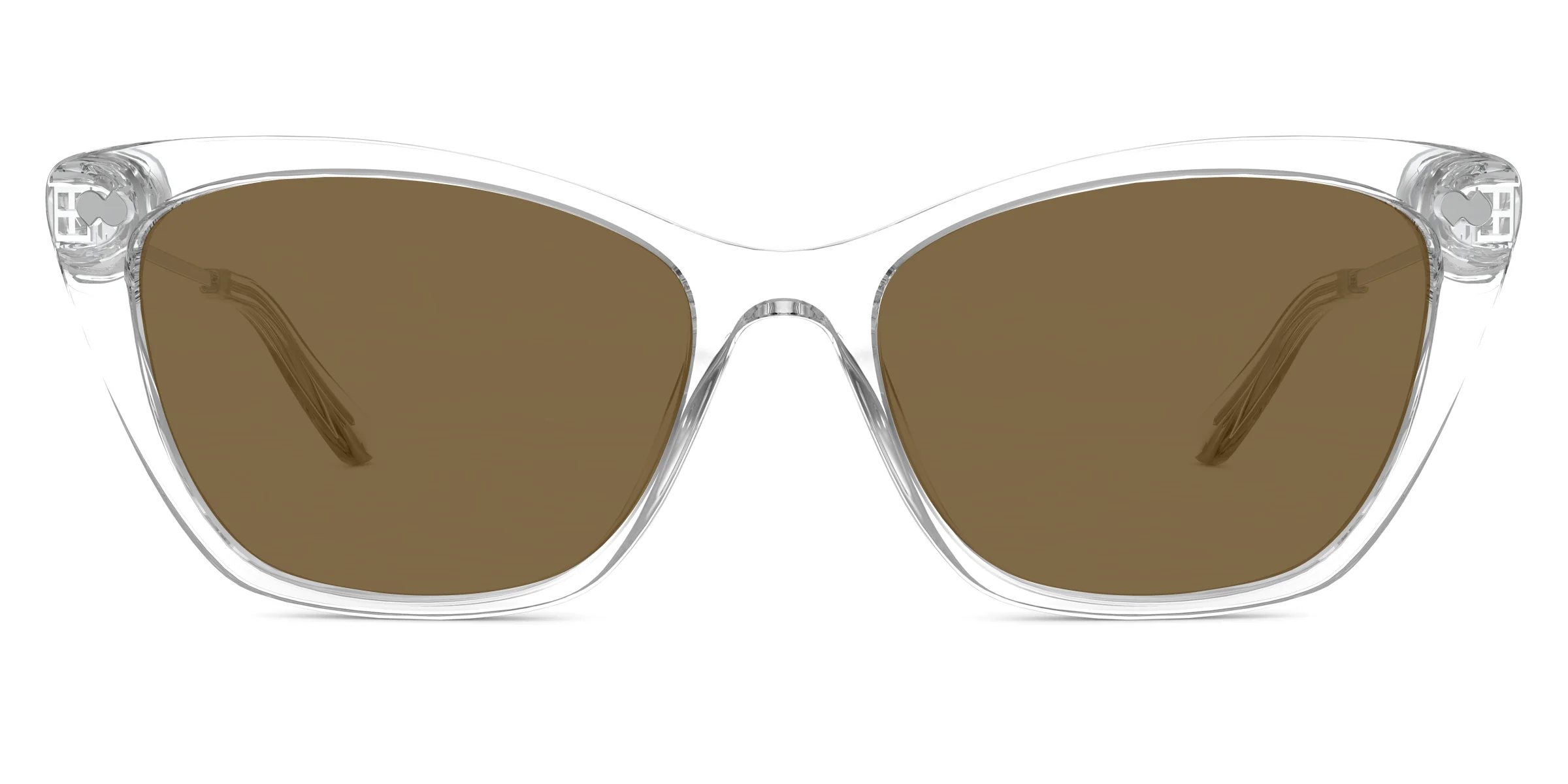 The Wanda - Crystal Clear Acetate Silver Metal Sun - Image 4